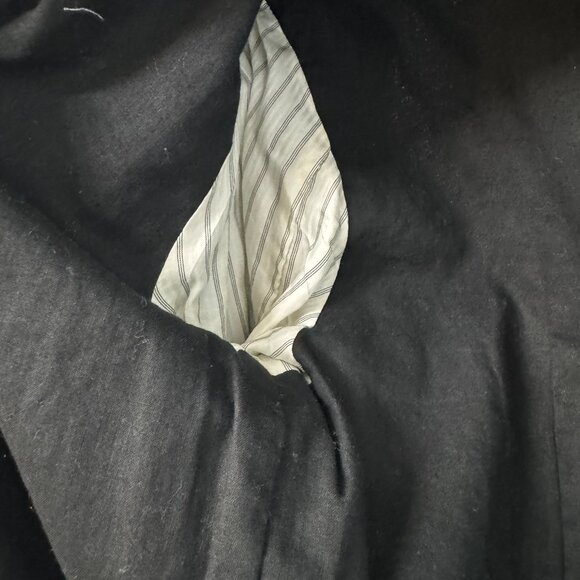 JOHN VARVATOS Waxed Coated Linen Shirt Jacket (sz. 48) - Picture 9 of 12